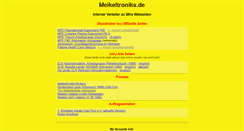 Desktop Screenshot of meikeltroniks.de