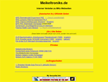Tablet Screenshot of meikeltroniks.de